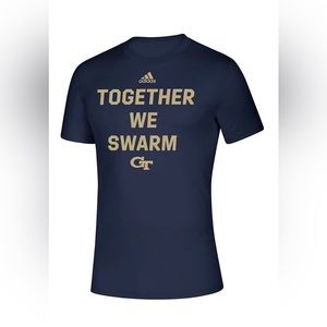 Adidas Georgia Tech Creator SS Shirt Slogan Tee